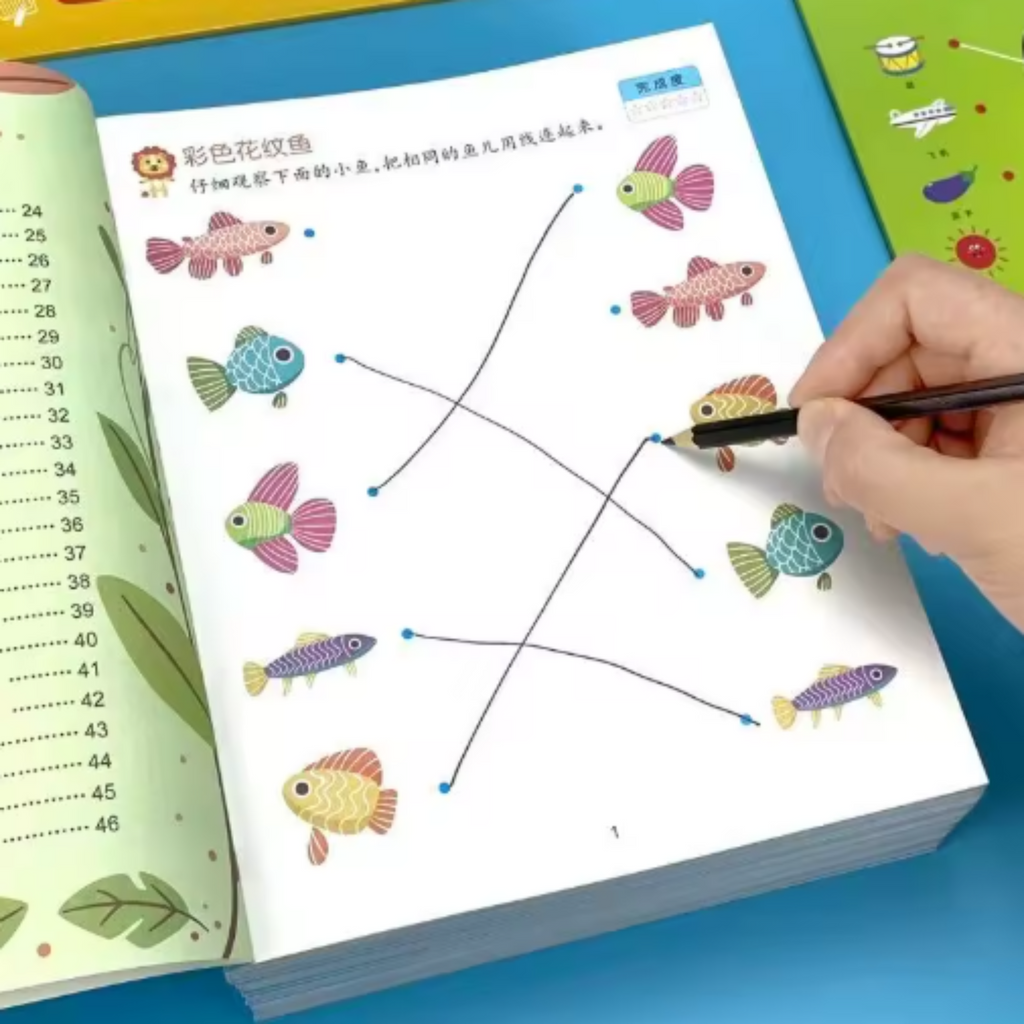 46-Page Find the Same Objects Logic Workbook | Preschool & Kindergarten Activity Book