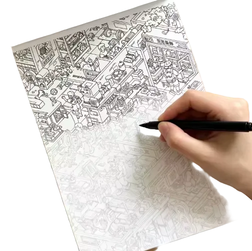 Beautifully Designed Graffiti Pattern Coloring Book | 24 Re-creative Decompression Designs