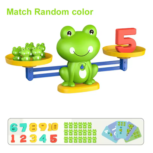 Froggy Maths! 3D Interactive Balancing Game. Hands on with Addition & Subtraction