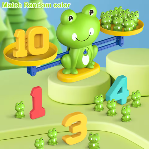 Froggy Maths! 3D Interactive Balancing Game. Hands on with Addition & Subtraction