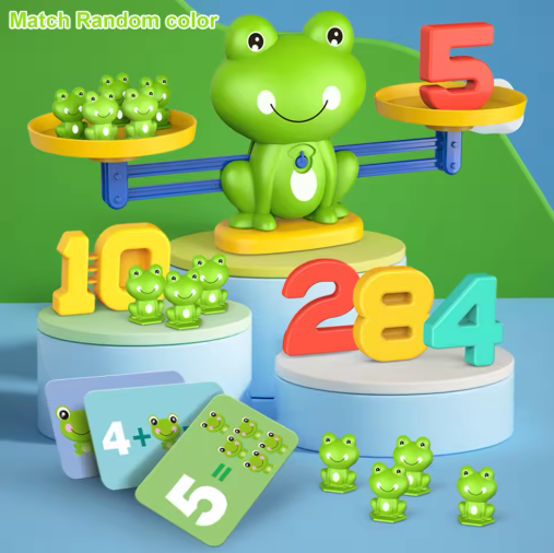 Froggy Maths! 3D Interactive Balancing Game. Hands on with Addition & Subtraction