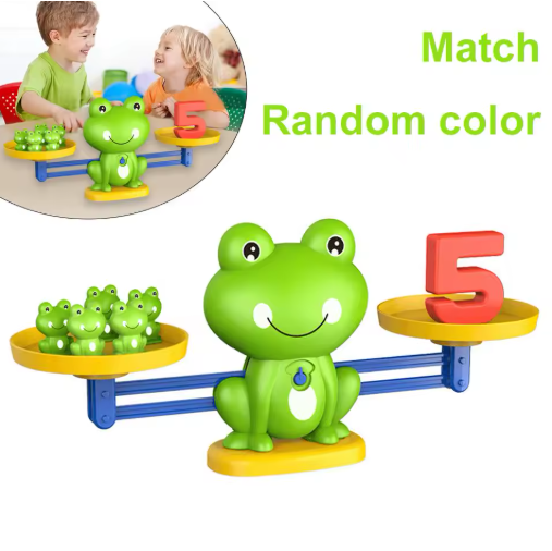 Froggy Maths! 3D Interactive Balancing Game. Hands on with Addition & Subtraction