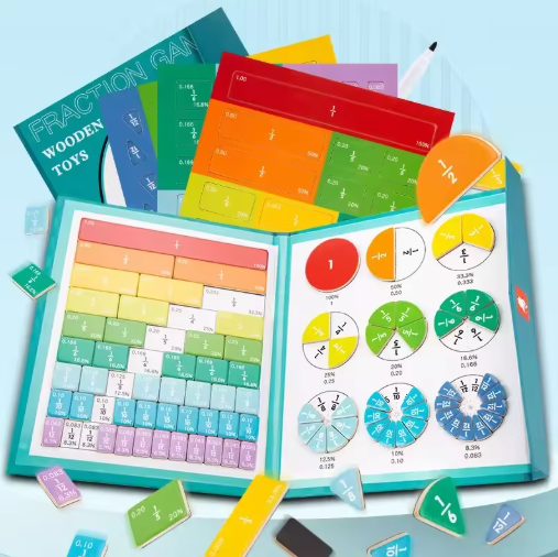 Fraction Master! Magnetic Maths Learning Kit