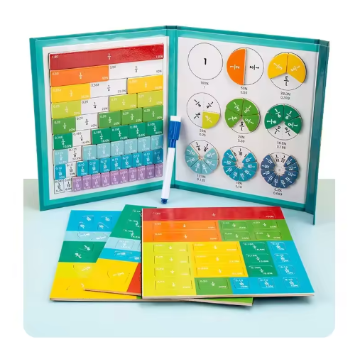 Fraction Master! Magnetic Maths Learning Kit