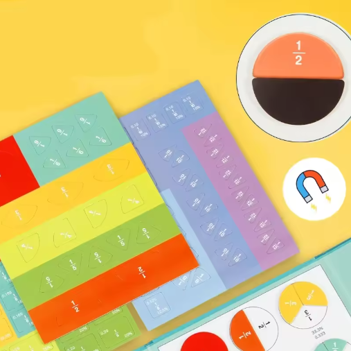 Fraction Master! Magnetic Maths Learning Kit