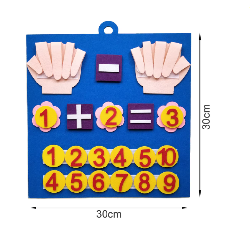 Stick and Learn Maths Board. Hands-On Addiction and Subtraction Board