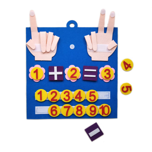 Stick and Learn Maths Board. Hands-On Addiction and Subtraction Board