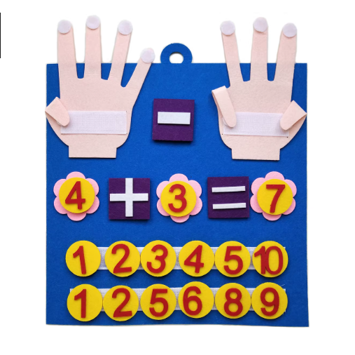 Stick and Learn Maths Board. Hands-On Addiction and Subtraction Board