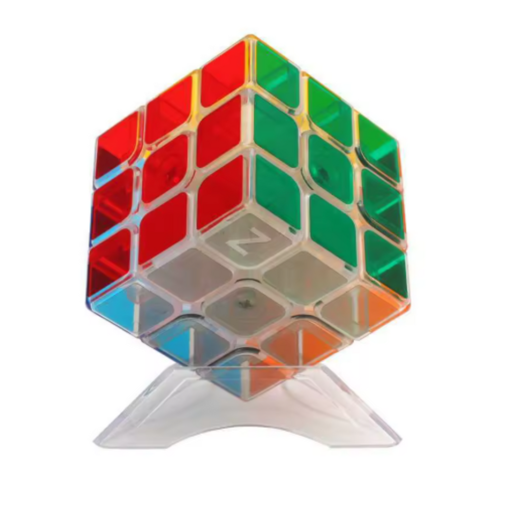 Spinning Alignment Cube - Transparent