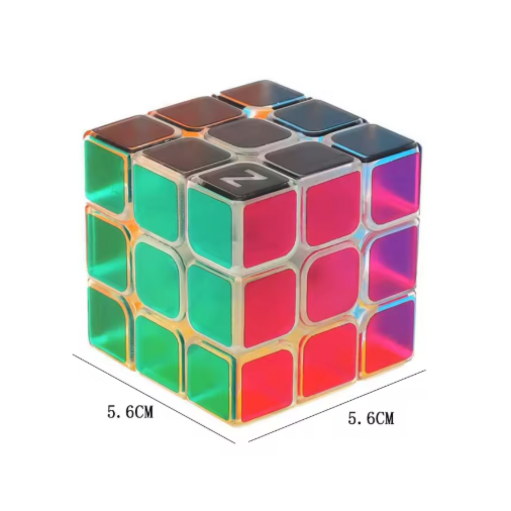 Spinning Alignment Cube - Transparent