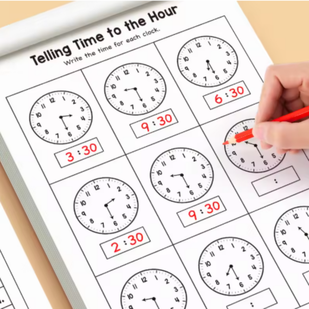 Mastering Time: Fun Maths Time & Reading Activity Book