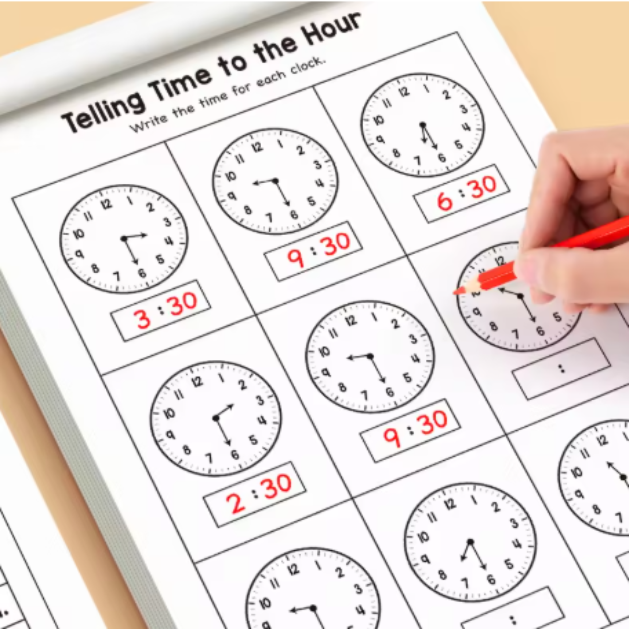 Mastering Time: Fun Maths Time & Reading Activity Book