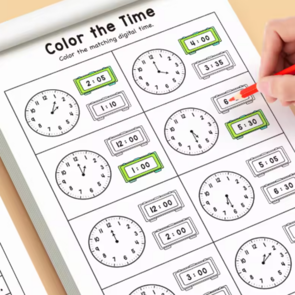 Mastering Time: Fun Maths Time & Reading Activity Book