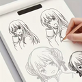 Anime Ink: The Ultimate Beginner's Line Art Sketchbook