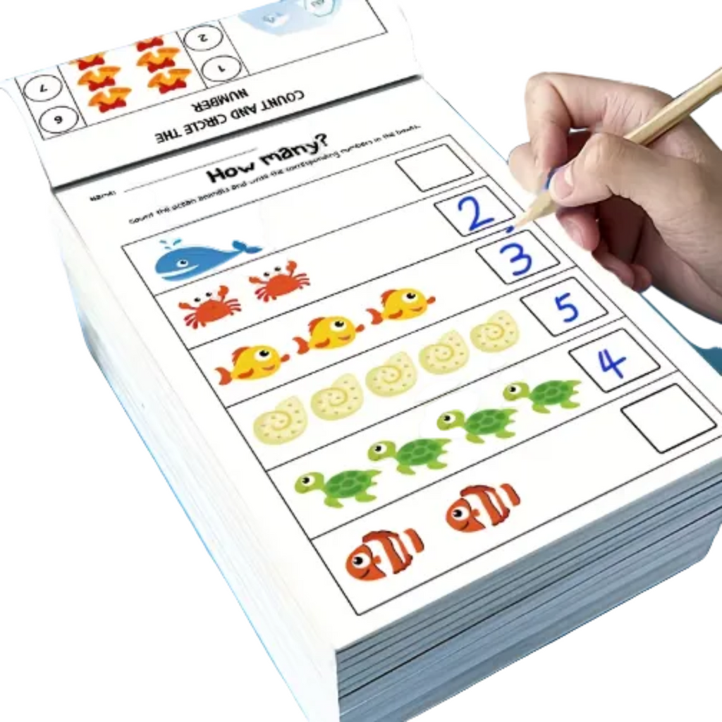 Smart Start Math: Preschool Tracing, Addition, & Subtraction