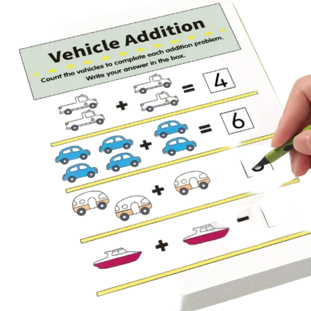 Smart Start Math: Preschool Tracing, Addition, & Subtraction