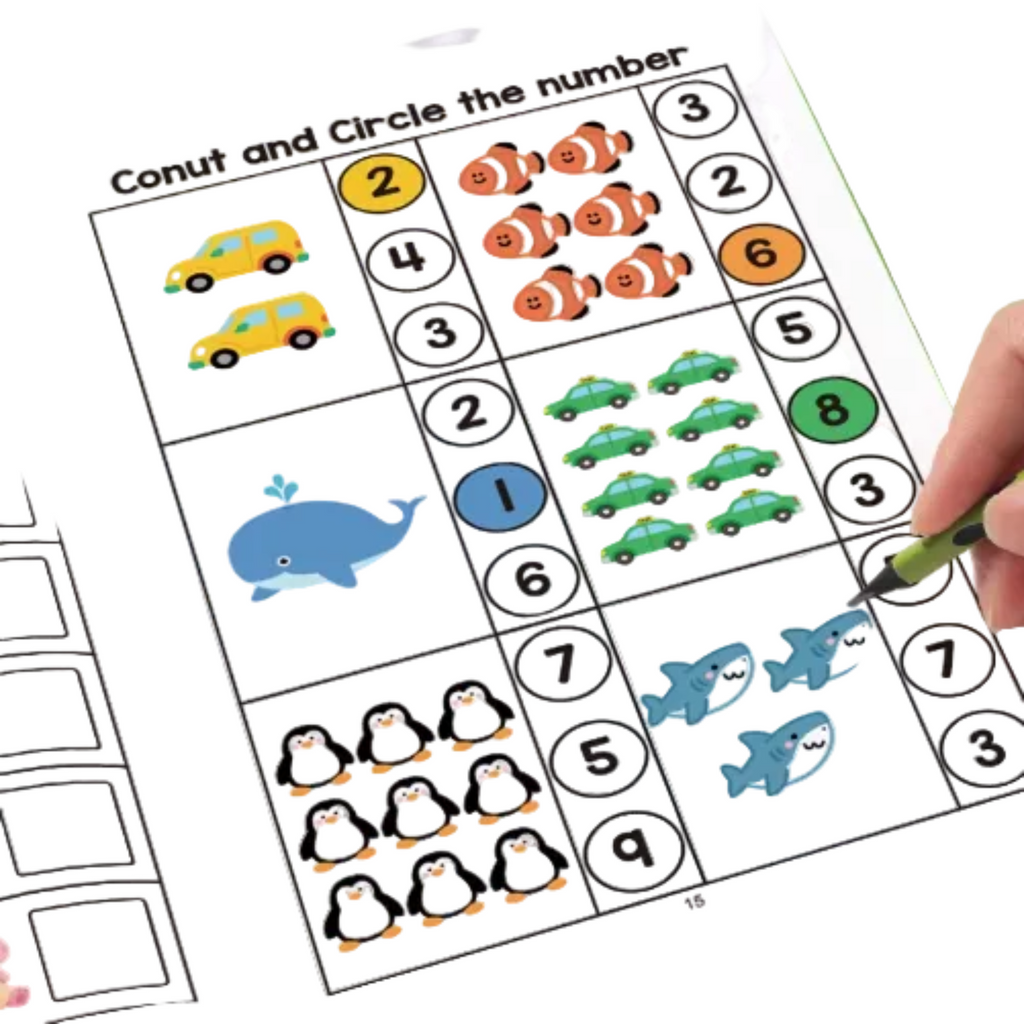 Smart Start Math: Preschool Tracing, Addition, & Subtraction