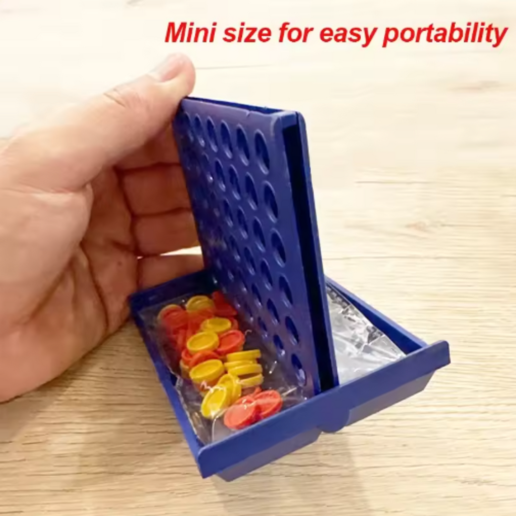 Brain-Building: The Classic 4-in-a-Row Family Strategy Game