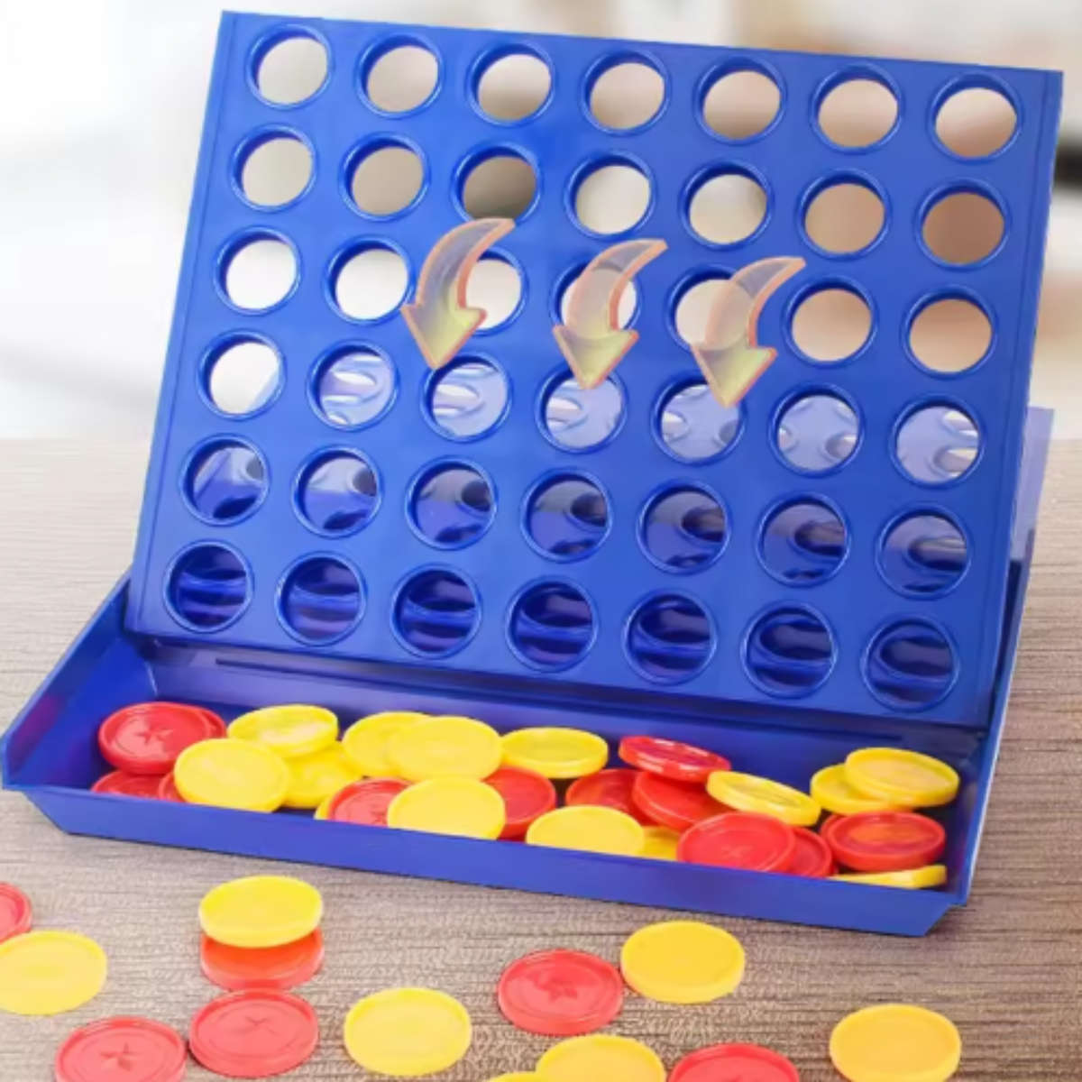 Brain-Building: The Classic 4-in-a-Row Family Strategy Game