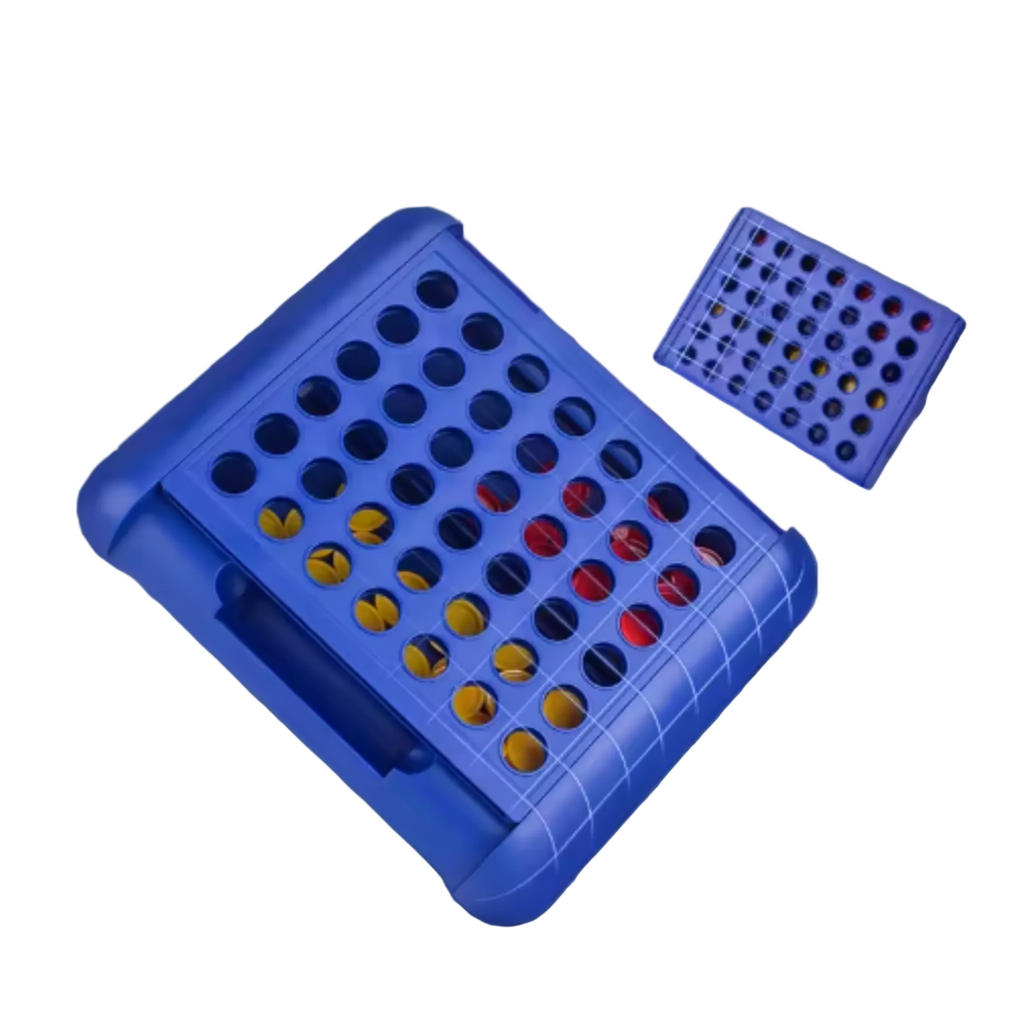Brain-Building: The Classic 4-in-a-Row Family Strategy Game