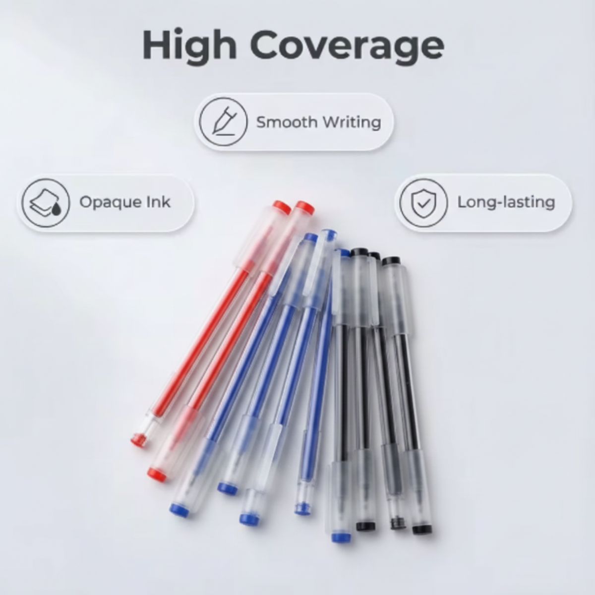 High Coverage gel pens